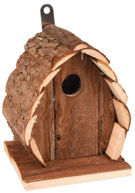 FLAMINGO Cuib GUIDO din lemn pentru păsări, 13X13X17cm