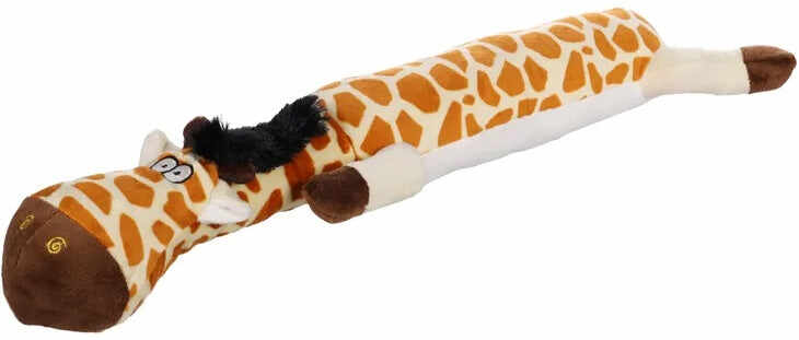 FLAMINGO Jucărie pentru câini, girafă din pluş, 19x57x9CM