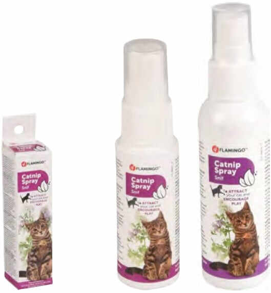 FLAMINGO Spray atractant cu iarba pisicii, 60ml