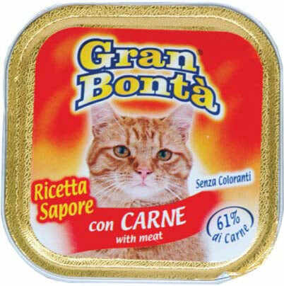 GRAN BONTA Pate pentru pisici, cu Carne de Vită 100g
