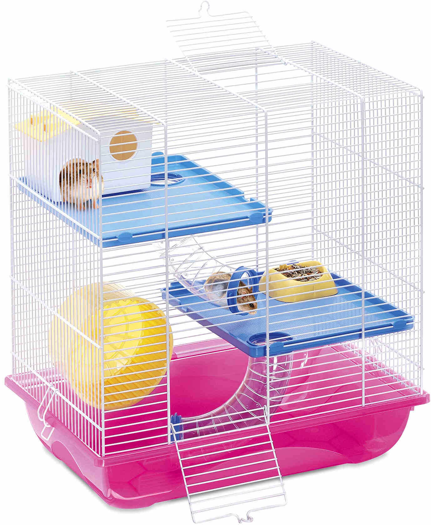 IMAC Cuşcă pentru hamsteri Criceti 7, 45x30x47,5cm, diverse culori