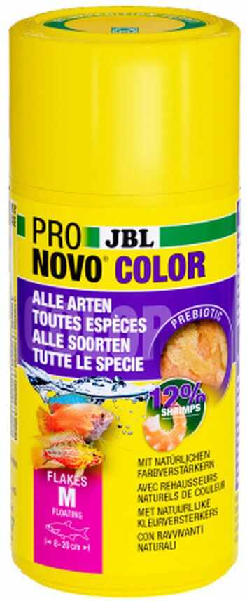 JBL ProNovo M, Hrană pentru intensificarea culorii peştilor de acvariu 100ml