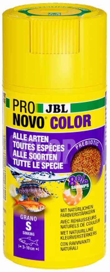 JBL ProNovo S, Hrană pentru intensificarea culorii peştilor de acvariu 100ml