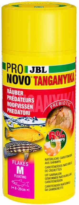 JBL ProNovo Tanganyka M, Hrană sub formă de fulgi pentru ciclide 250ml