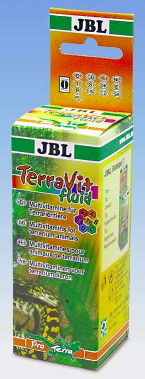JBL TerraVit Fluid - Supliment nutritiv cu multivitamine sub formă lichidă 50ml
