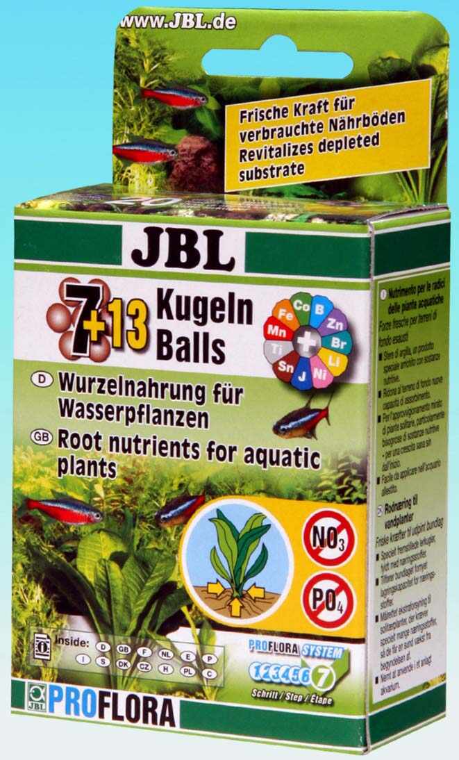 JBL The 7 + 13 Balls - Îngrăşământ pentru rădăcinile plantelor 200g