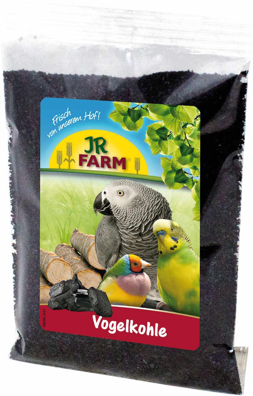 JR FARM Bird charcoal, cărbune vegetal pentru păsări 25g