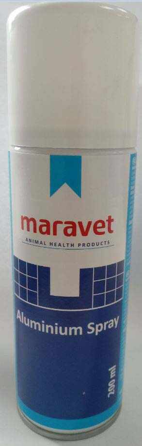 MARAVET Aluminium spray pentru protejarea rănilor la câini, pisici, păsări 200ml