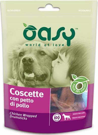 OASY Delicatese pentru câini Copănele de Pui 100g