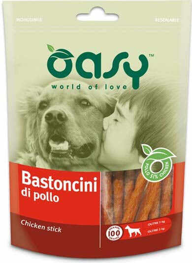 OASY Delicatese pentru câini Stick cu Pui 100g