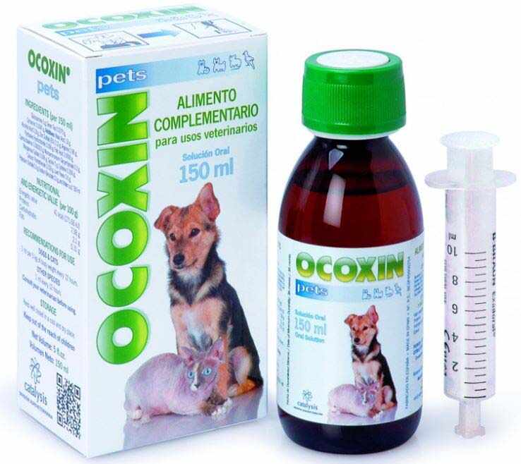 OCOXIN PETS Supliment alimentar pentru câini şi pisici cu cancer, sirop 150ml