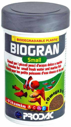 PRODAC Biogran Small Hrană pentru peşti marini şi de apă dulce, granule 100ml