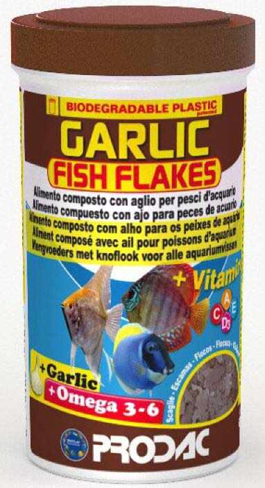 PRODAC Garlic Hrană cu extract de usturoi pentru peşti tropicali, fulgi