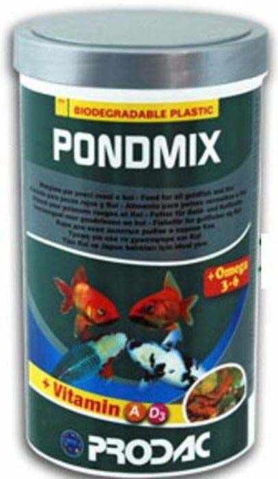 PRODAC Pondmix Hrană pentru peştii de iaz, mix de fulgi şi sticks 1200ml