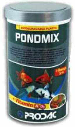 PRODAC Pondmix Hrană pt. peştii de iaz, mix de fulgi, sticks şi creveţi 1200ml