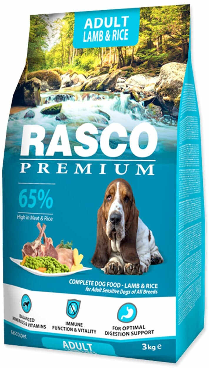 RASCO Premium Adult, cu Miel şi Orez