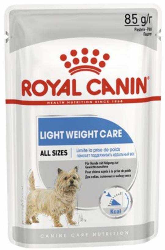 ROYAL CANIN CCN Light Weight Loaf Plic hrană umedă pentru câini 85g