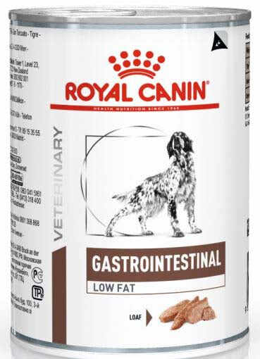 ROYAL CANIN VHN Gastrointestinal Low Fat Conservă pentru câini 410g