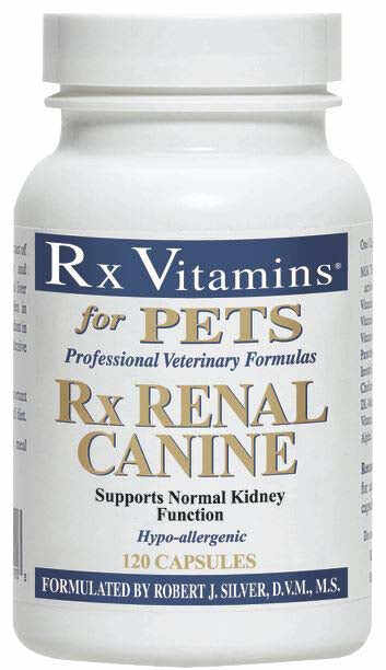 RX VITAMINS Rx Renal Canine Supliment nutriţional, 120 comprimate