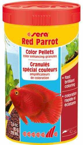 SERA Red Parrot - Hrană pentru ciclide roşii 250 ml