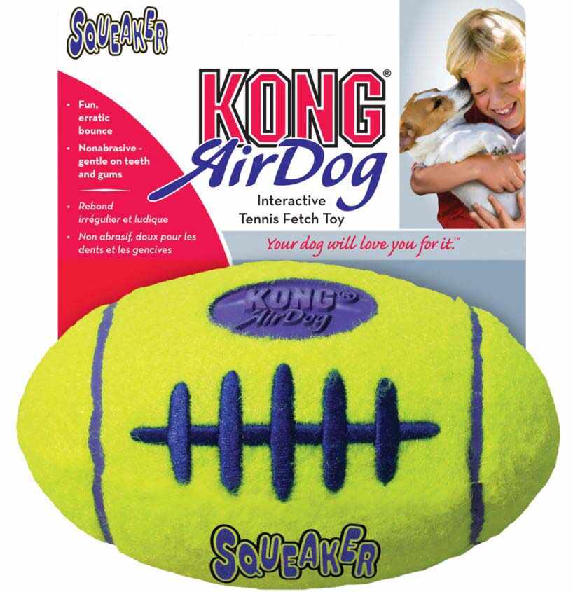 KONG Jucărie pentru câini Air Squeaker Football