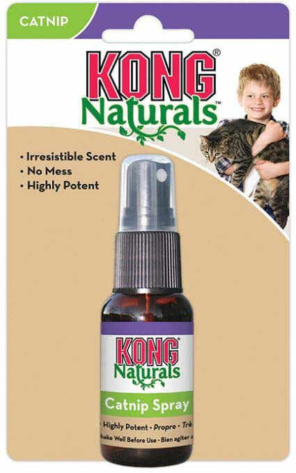KONG Naturals Premium Catnip Spray atractant pentru pisici, 30ml