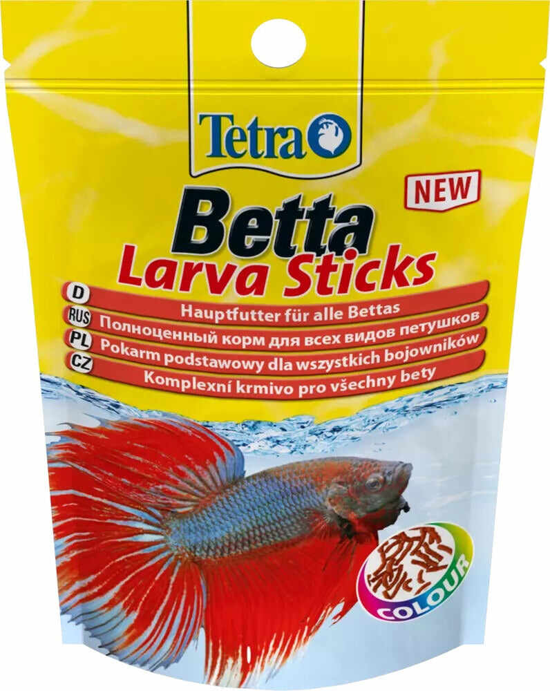 TETRA Betta LarvaSticks Plic hrană sub formă de sticks pentru peşti Betta 5g