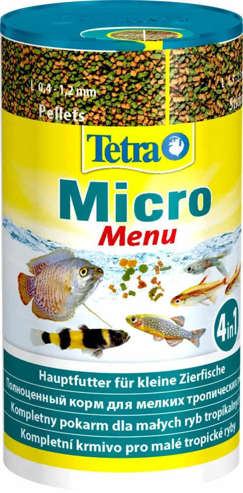 TETRA Micro Menu Hrană Meniu Mix pentru peştii ornamentali mici 100ml