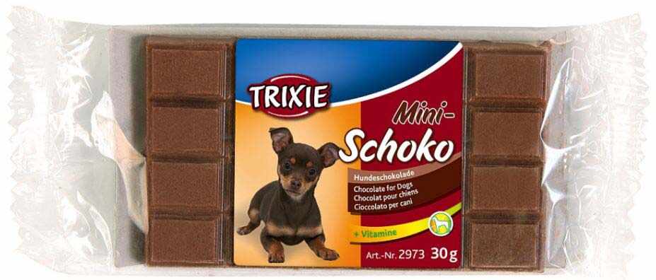 TRIXIE Mini Schoko ciocolată pentru câini de talie mică 30g