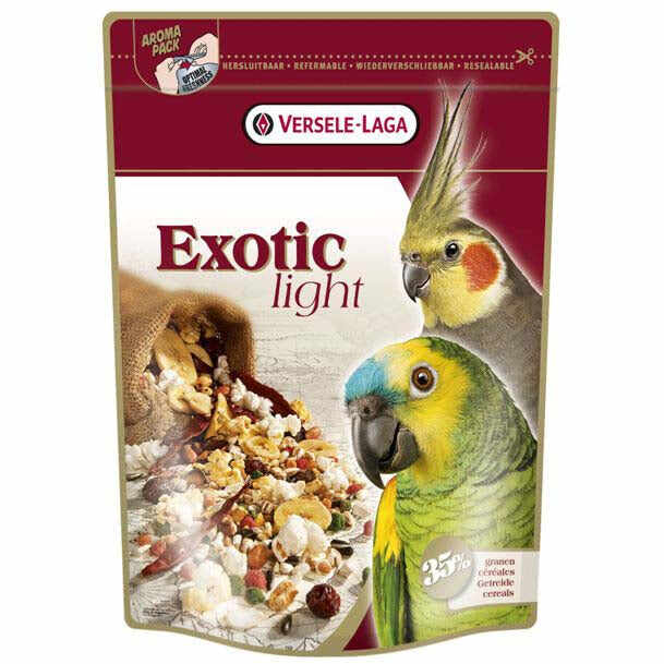 VERSELE-LAGA Exotic Light Hrană pentru papagali mari Cereale 750g