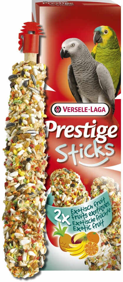 VERSELE-LAGA Prestige Baton pentru papagali mari Fructe Exotice 2 bucăţi 140g