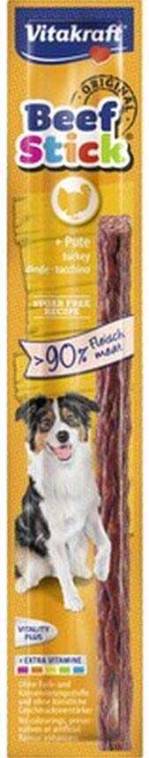 VITAKRAFT Delicatese pentru câini Beef Stick cu Curcan 1 bucată, 12g