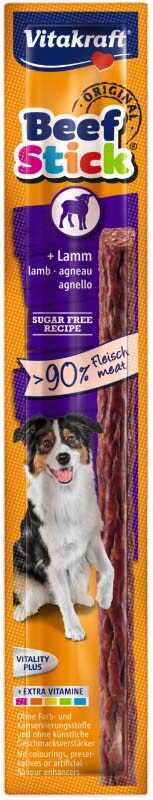 VITAKRAFT Delicatese pentru câini Beef Stick cu Miel, 1 bucată, 12g