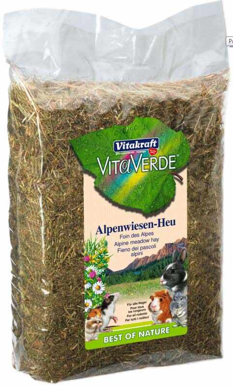 VITAKRAFT Vita Verde Fân din Alpi pentru rozătoare 1kg