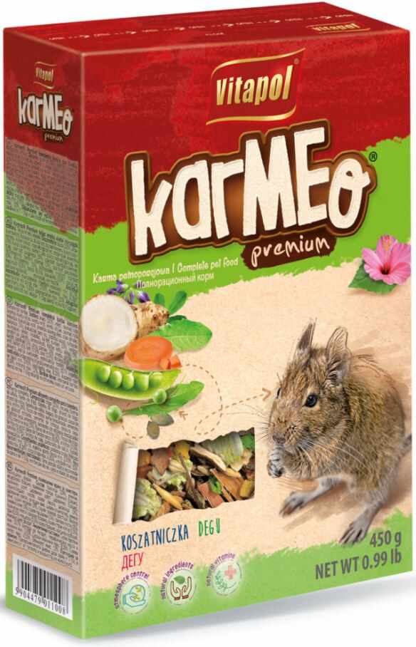 VITAPOL KarMeo Hrană completă Premium pentru veveriţe Degu 450g