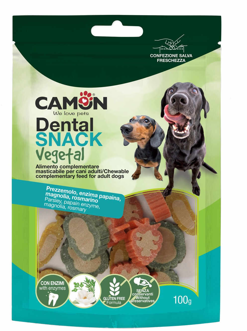 CAMON Recompense pentru câini Enzyfruits Dental vegetal 100g