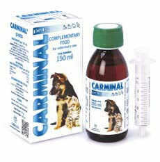 CARMINAL PETS Supliment alimentar pentru câini şi pisici, digestiv, sirop 150ml