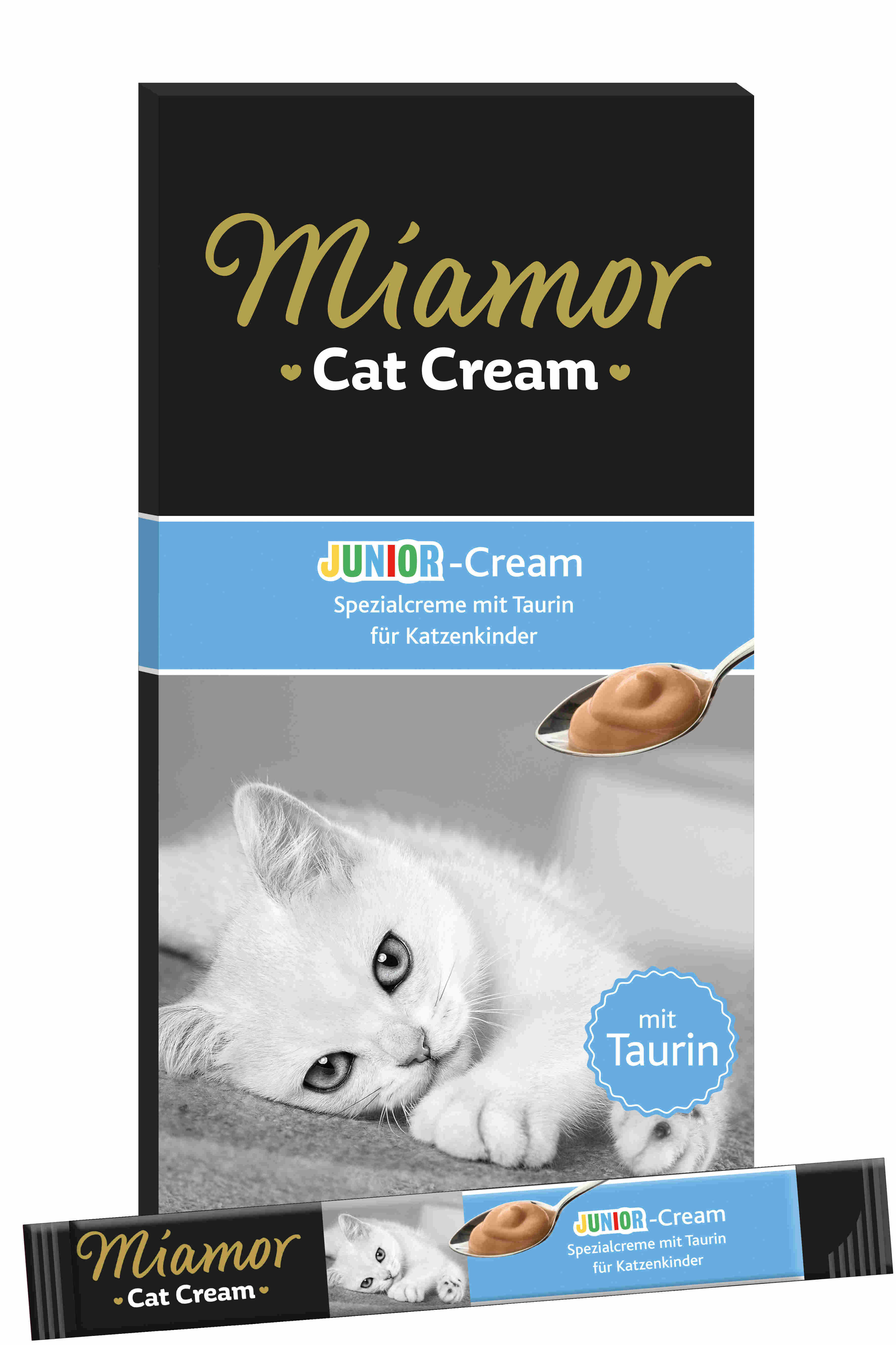 MIAMOR Recompense pentru pisici, JUNIOR, cu cremă de lapte 6x15g