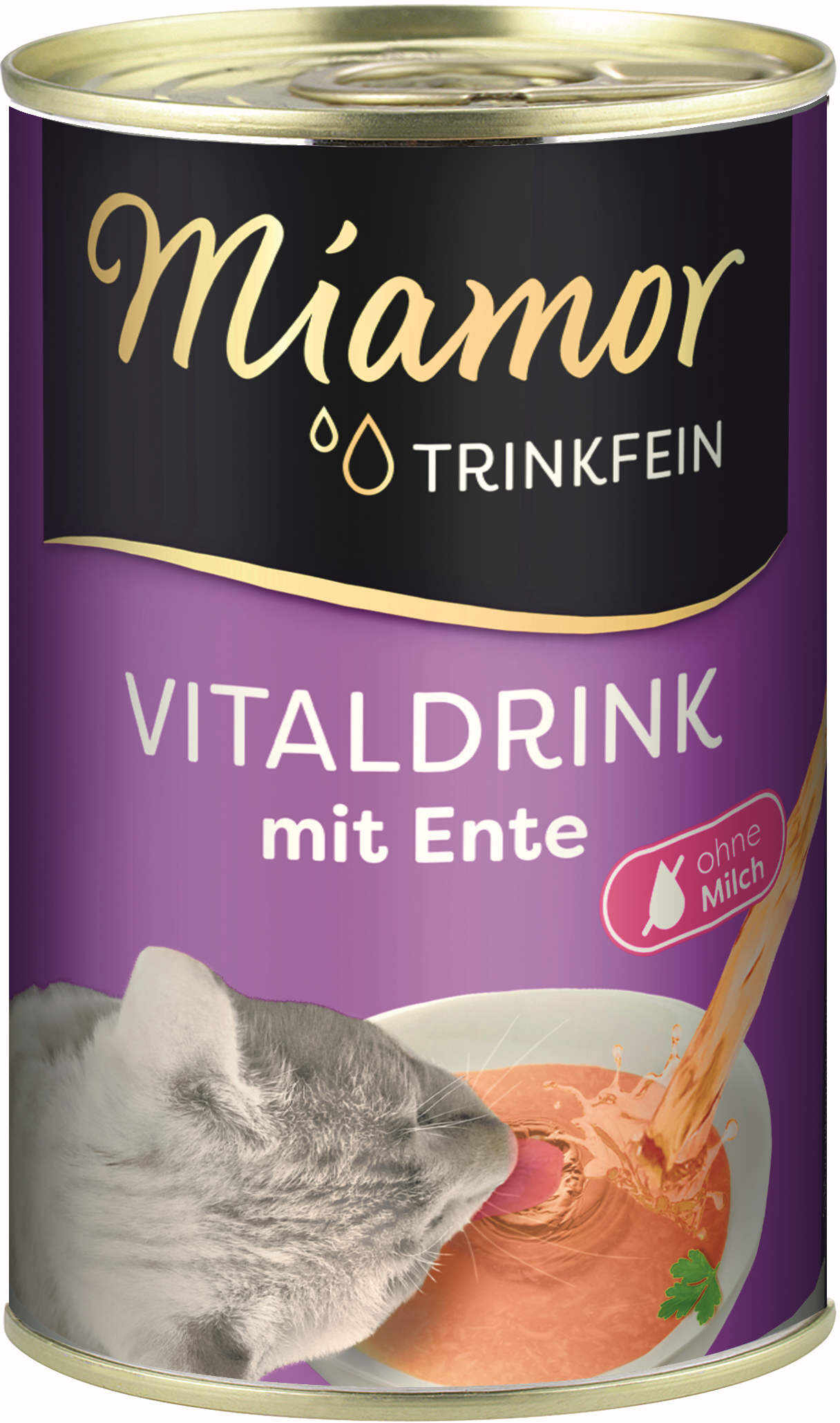 MIAMOR Vitality Drink Conservă pentru pisici, supă cu Raţă 135ml