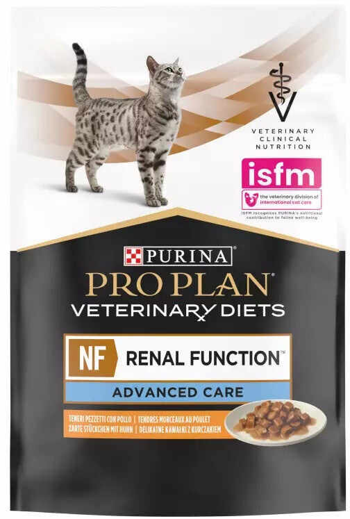 PURINA Veterinary Diets Feline NF Renal Function Advance Care plic Pui 10x85g