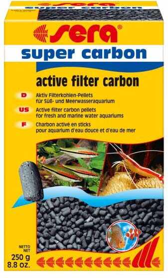 SERA Super Carbon Cărbune activ pentru acvariu 250g