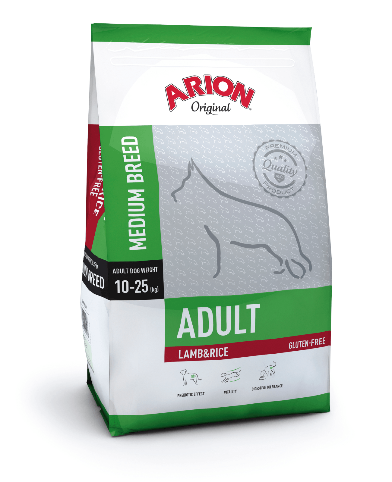 Arion Original Adult Medium Breed cu Miel si Orez, 12 kg