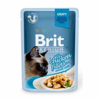 BRIT Premium, File Pui, plic hrană umedă pisici, (în sos), 85g