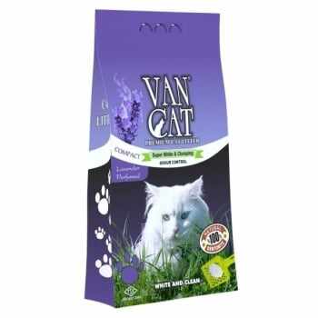 Nisip litiera pisici, Vancat Lavender Compact, 5 kg