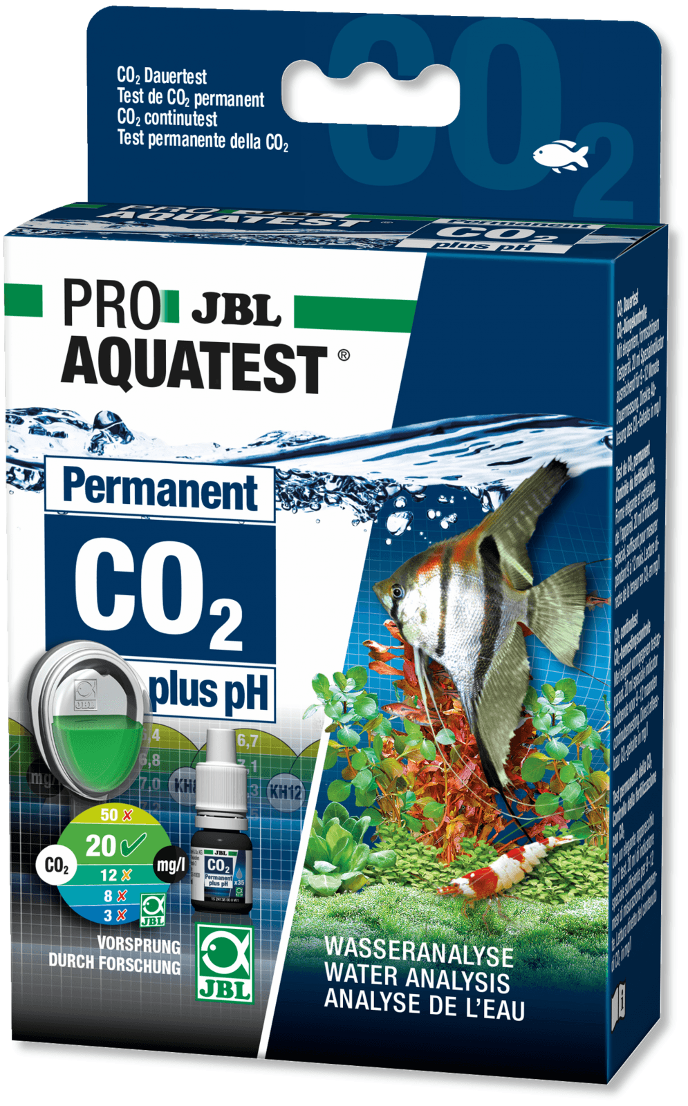 Rezerva test apa JBL ProAquaTest CO2-pH Permanent Refill