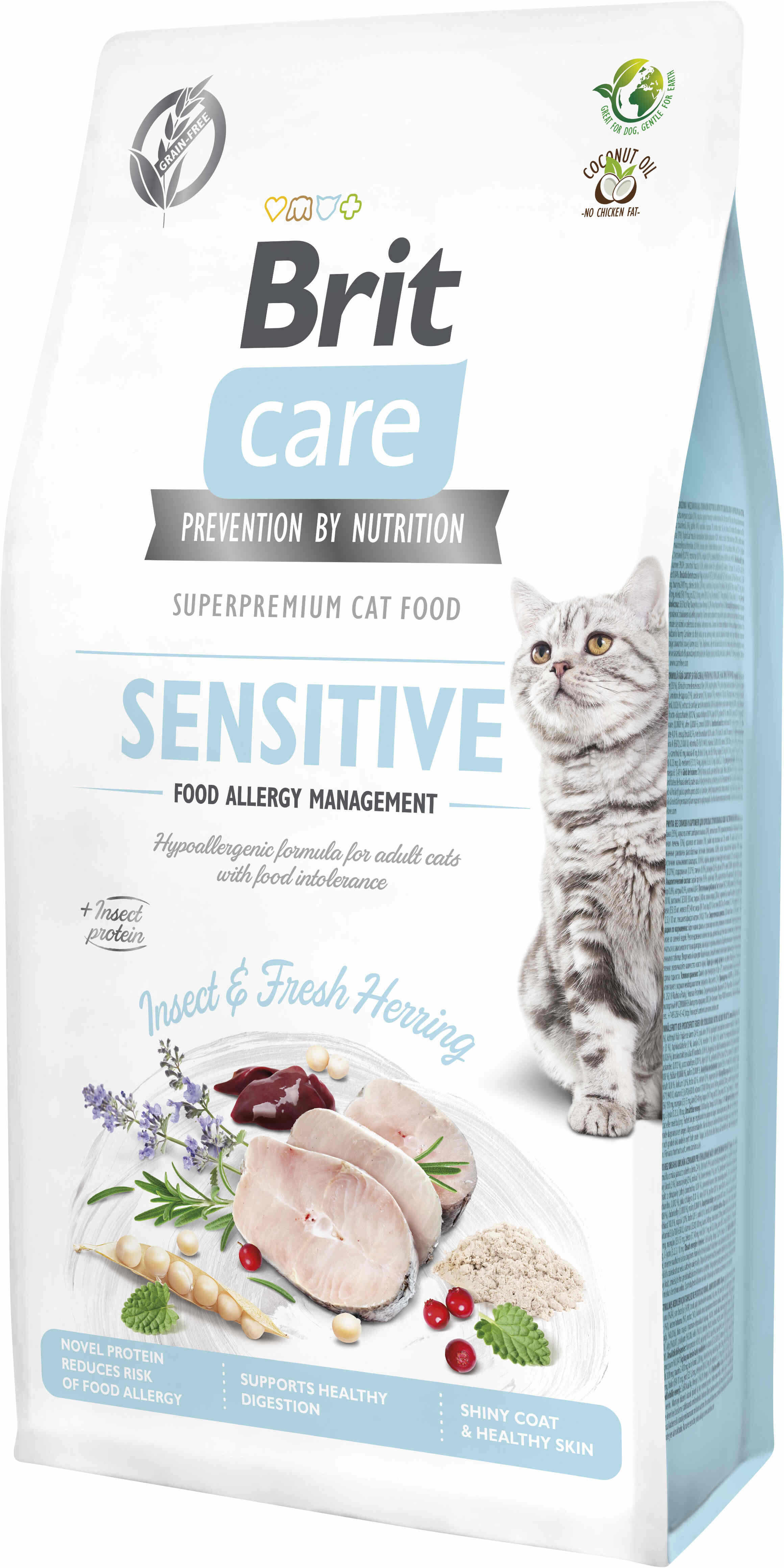 BRIT CARE Insect Food Allergy Management, Hrană uscată pentru pisici