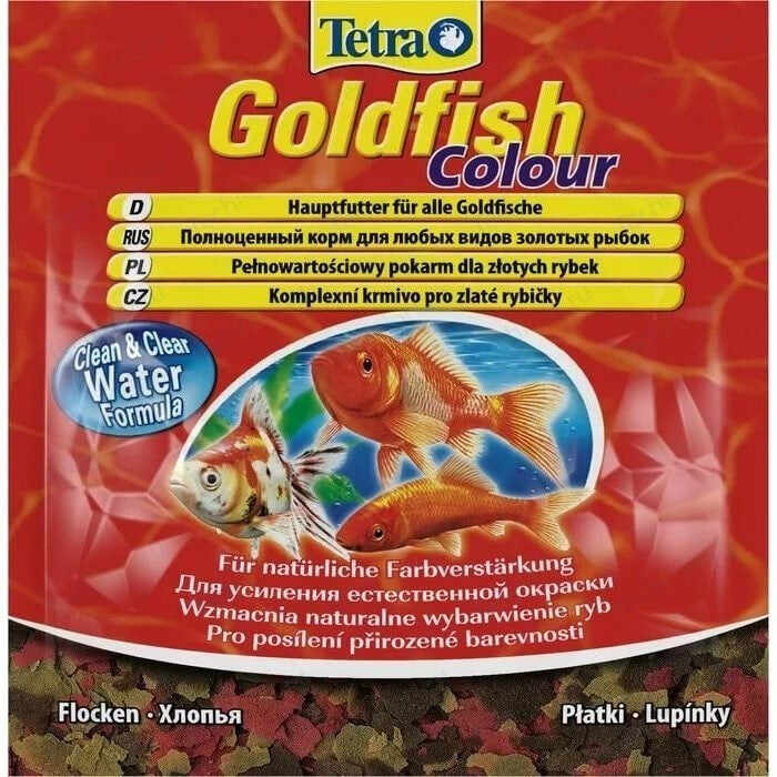 TETRA Goldfish Colour Plic hrană sub formă de fulgi pentru caraşi 12g