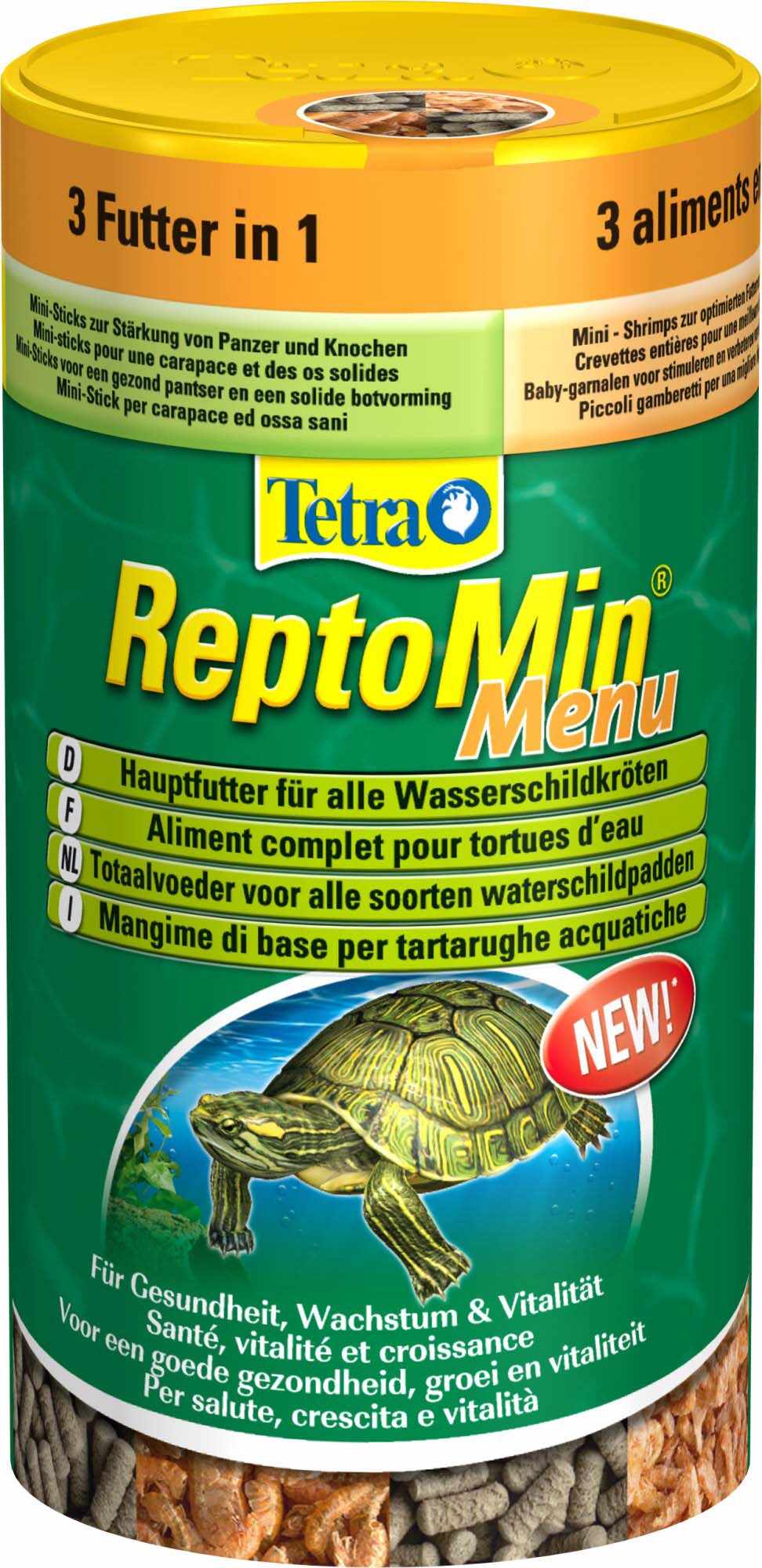 TETRA ReptoMin Menu Hrană completă pentru broaşte ţestoase 250ml
