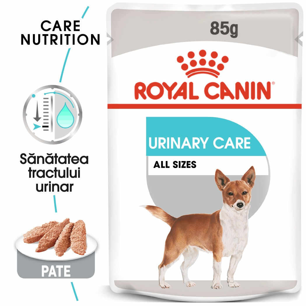 Royal Canin Urinary Care Adult, hrană umedă câini, sănătatea tractului urinar Royal Canin Urinary Care Adult, plic hrană umedă câini, sănătatea tractului urinar, (pate) 85g