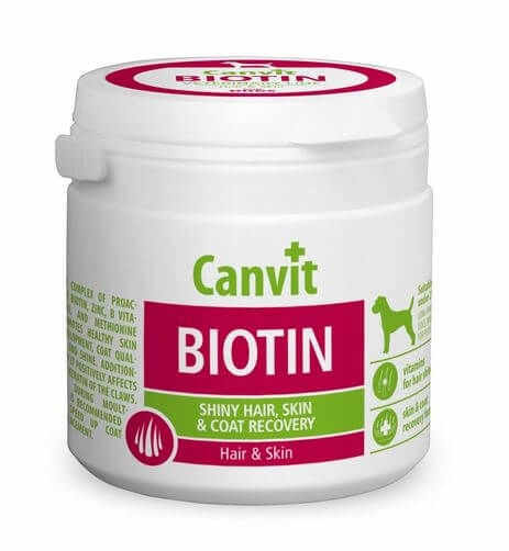Supliment Nutritiv pentru Caini Canvit Biotin, 100 g